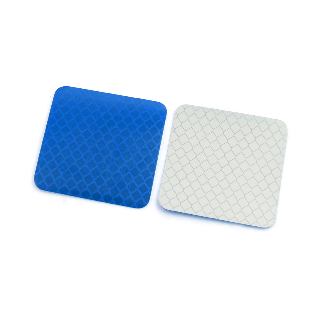 4pcs Blue Car Reflective Stickers Safety Warning Tape Reflector Decal 5 x 5cm