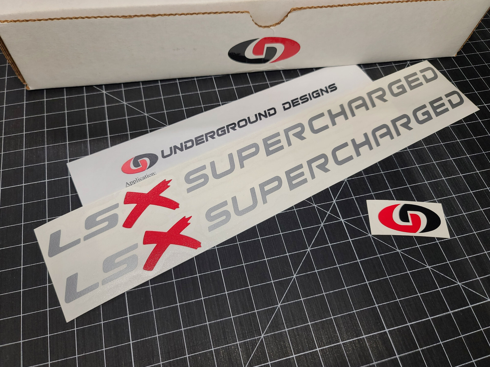 LSX Supercharged Decals (2pk) Hood Window Blower Stickers LS1 LS6 LS2 LS3 LS7