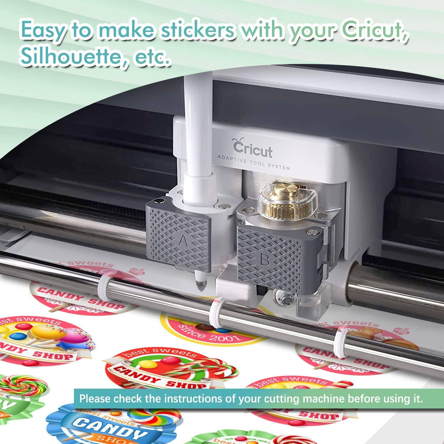 100 Bulk Koala Printable Vinyl Sticker Paper Waterproof Matt White Inkjet Cricut