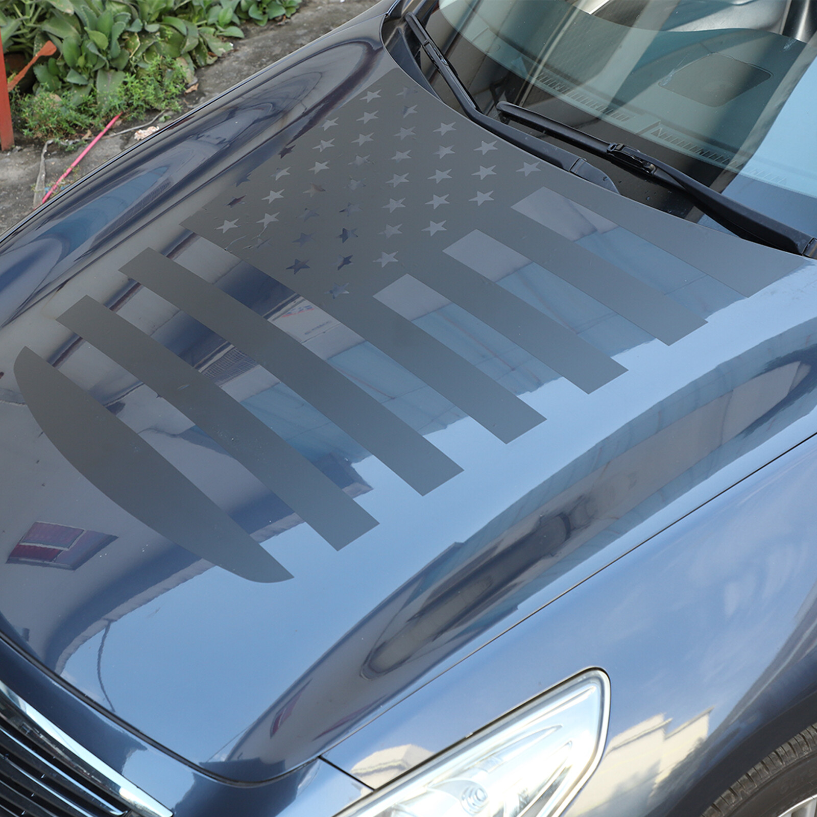 Hood Blackout Vinyl Decal Racing Stripes US Flag For Infiniti G Series 2007-13