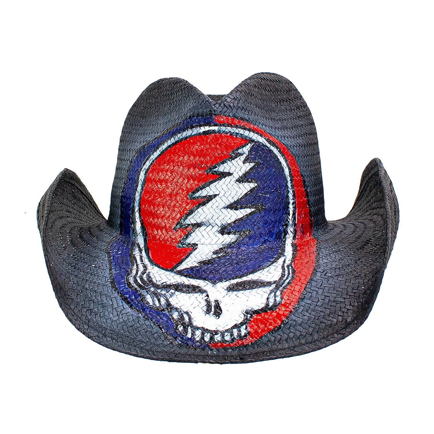 GRATEFUL DEAD COWBOY HATS. ALL SIZES. SKULL DESIGN. JERRY GARCIA