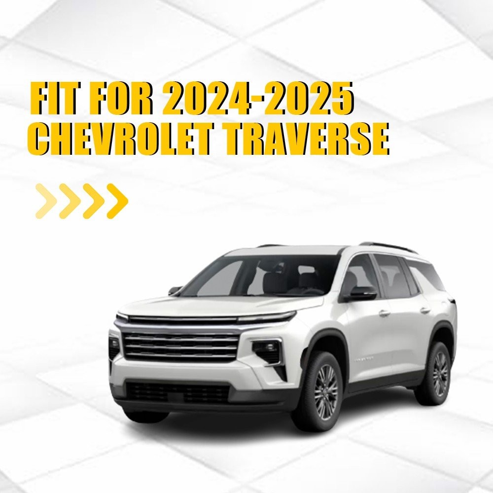 Smoke Blackout Vinyl For 2024-2025 Chevy Traverse Front Rear Side Markers 4-20X