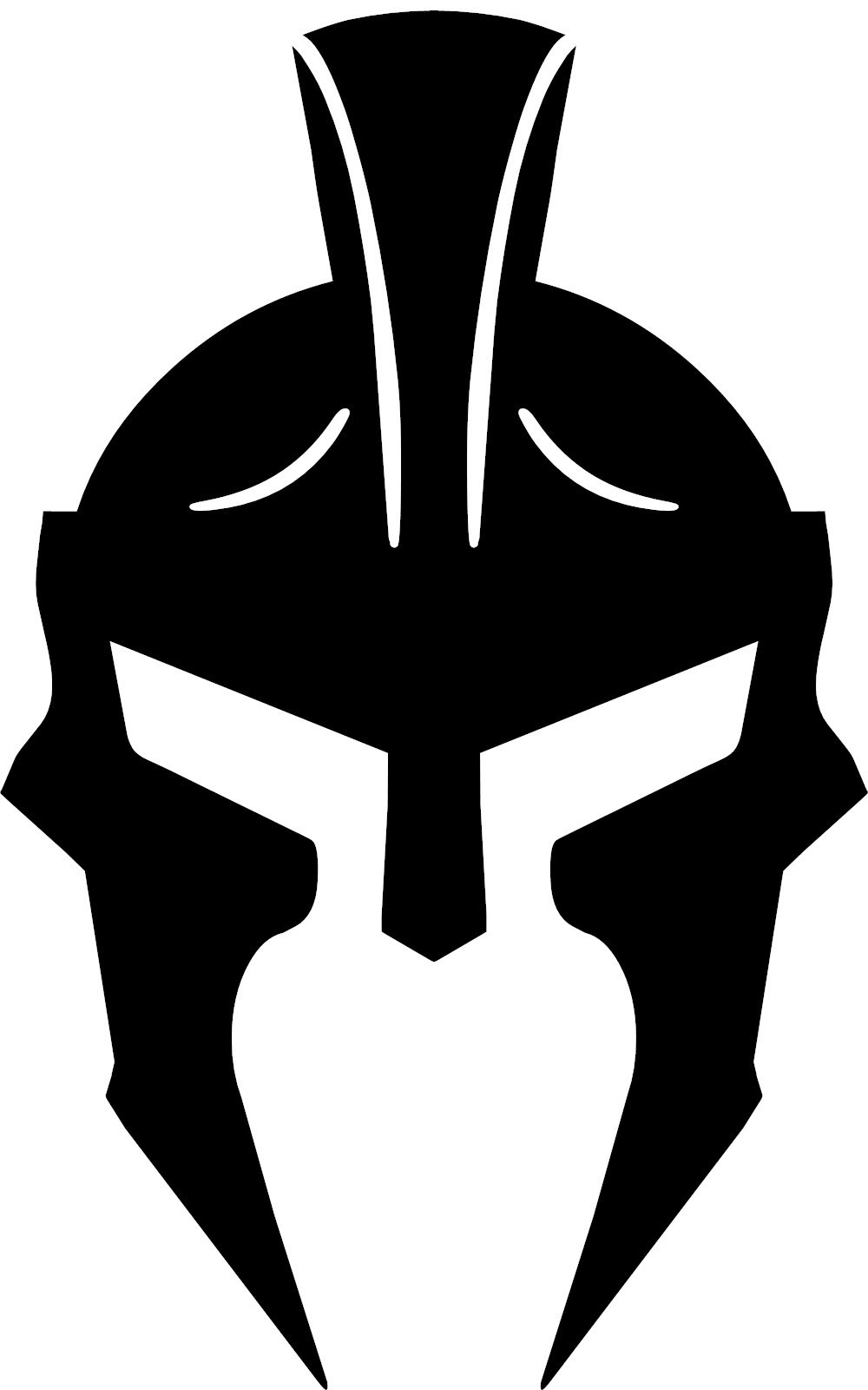 Spartan Helmet Gladiator Decal Molon Labe Vinyl Sticker window fender fuel door
