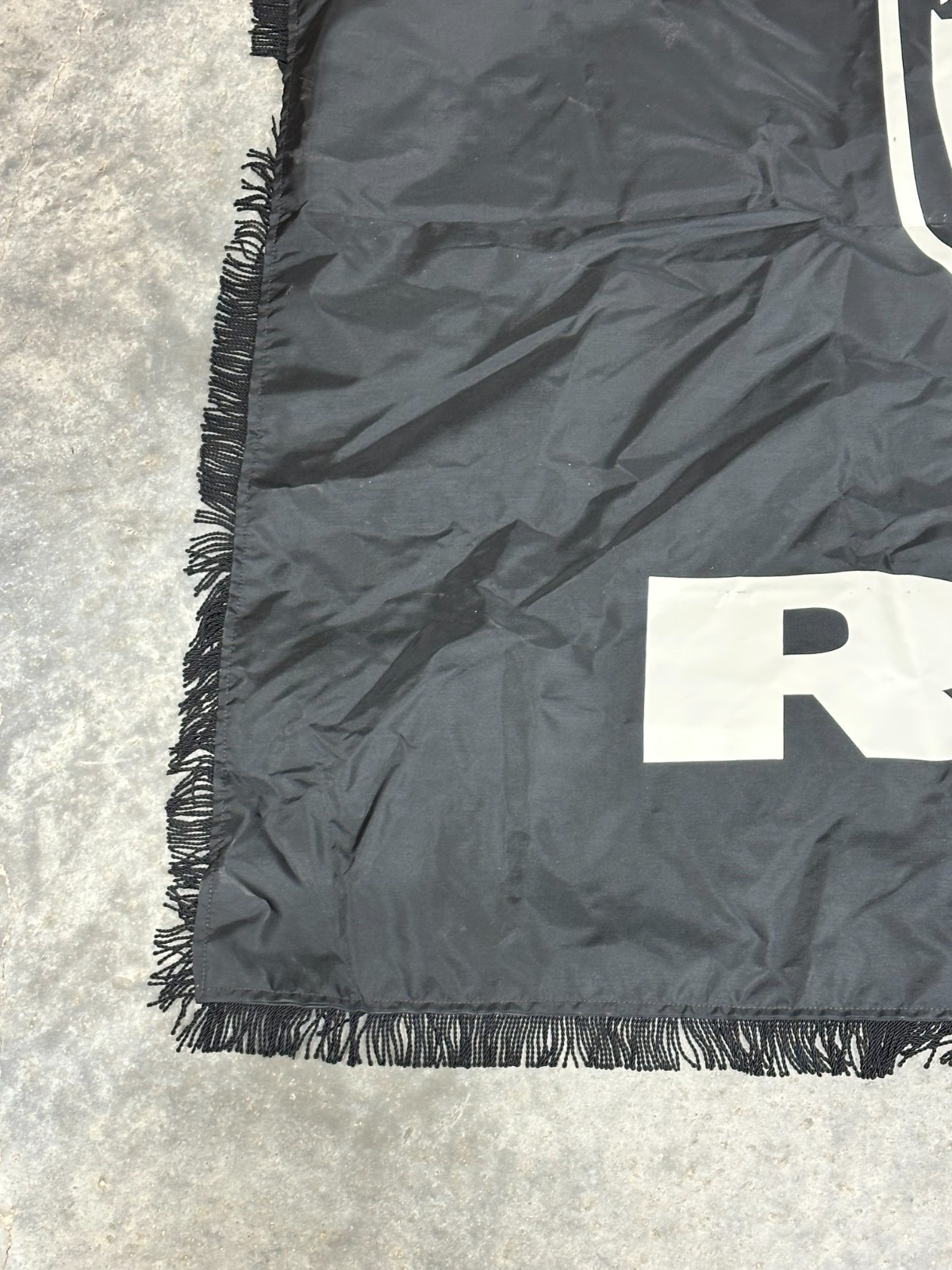 Large 4′ x 5′ Dodge Ram Black & white Logo Vinyl Banner double sided rodeo