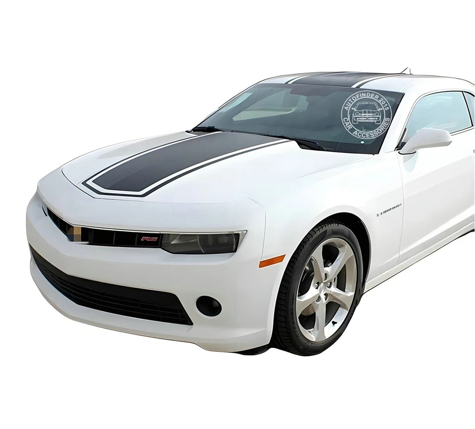 Car Hood Roof Rear Sticker For Chevrolet Camaro Graphics Raicng Stripe Decals