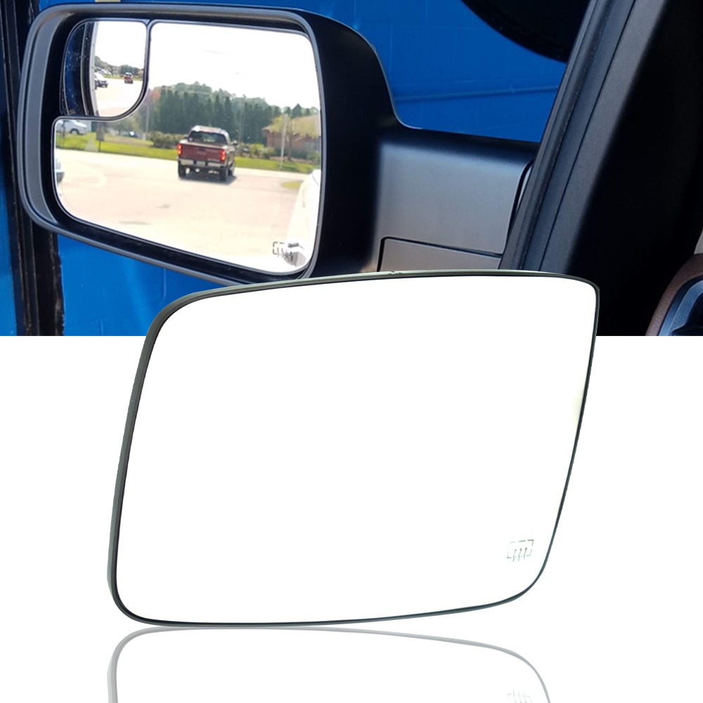1/2Set Exterior Mirror Heated Glass Signal Power Side for Driver Dodge Ram 2500