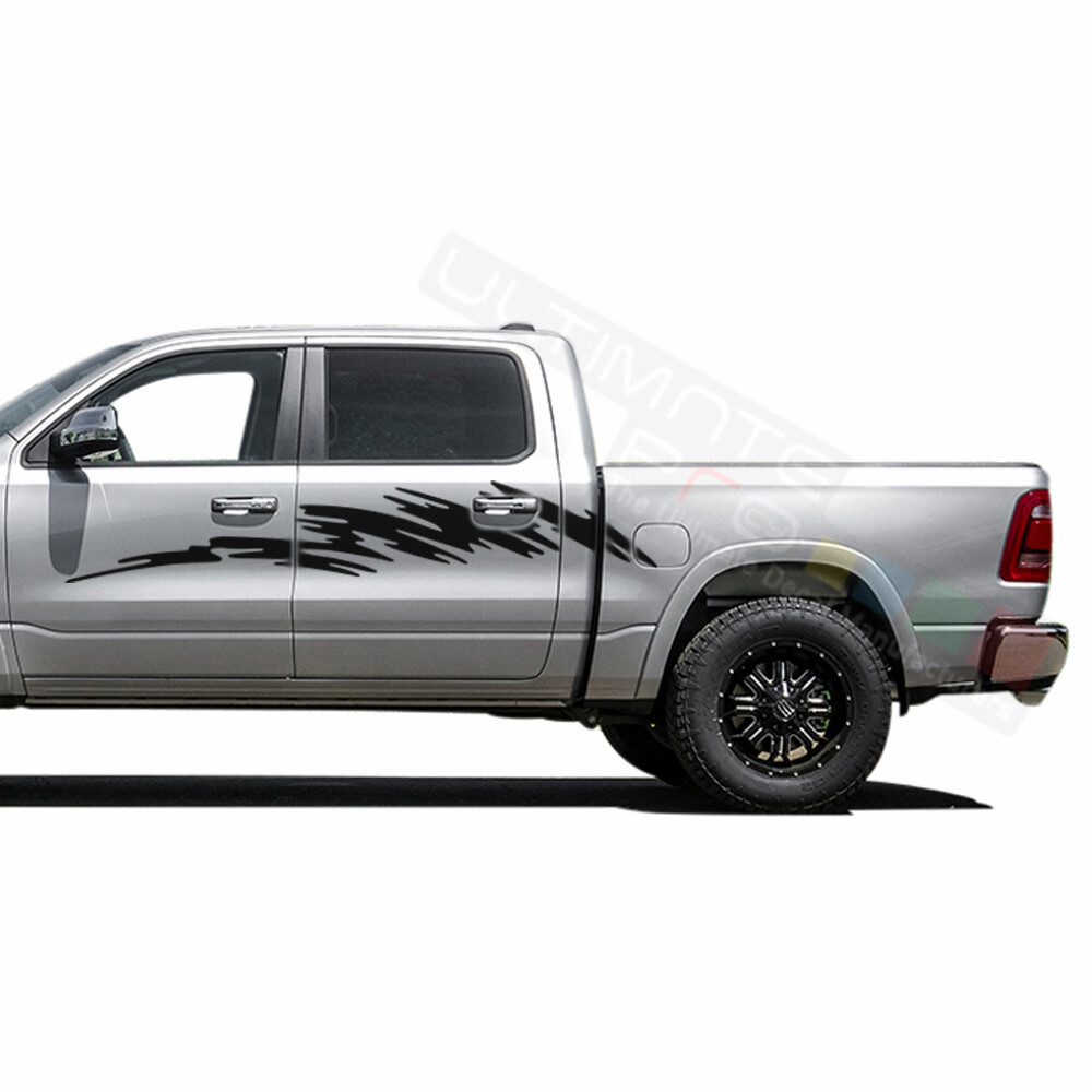 Side Decal for Dodge Ram Crew Cab 1500 2500 3500 Design Vinyl Graphics Sticker