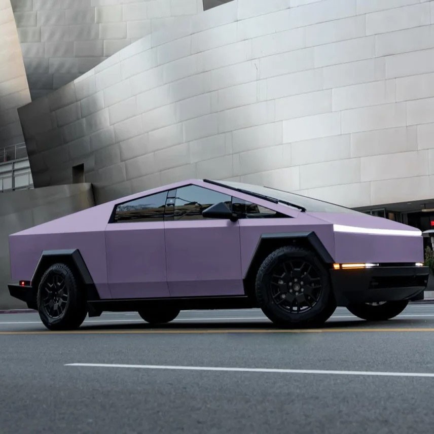 Cybertruck PreCut PPF Paint Protection Film Provence Purple Wrap Color Change