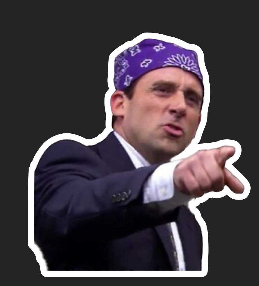 Sticker The Office Prison Mike Michael Scott Morale Funny Military Army Tactical