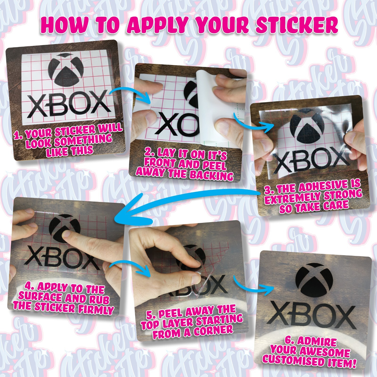 MONSTER Decal – Choose Your Size and Colour!