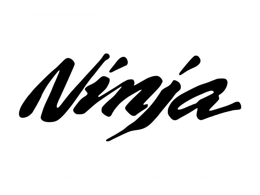 Kawasaki NINJA Logo Glossy White or Matte Black Car Decal Window Vinyl Sticker