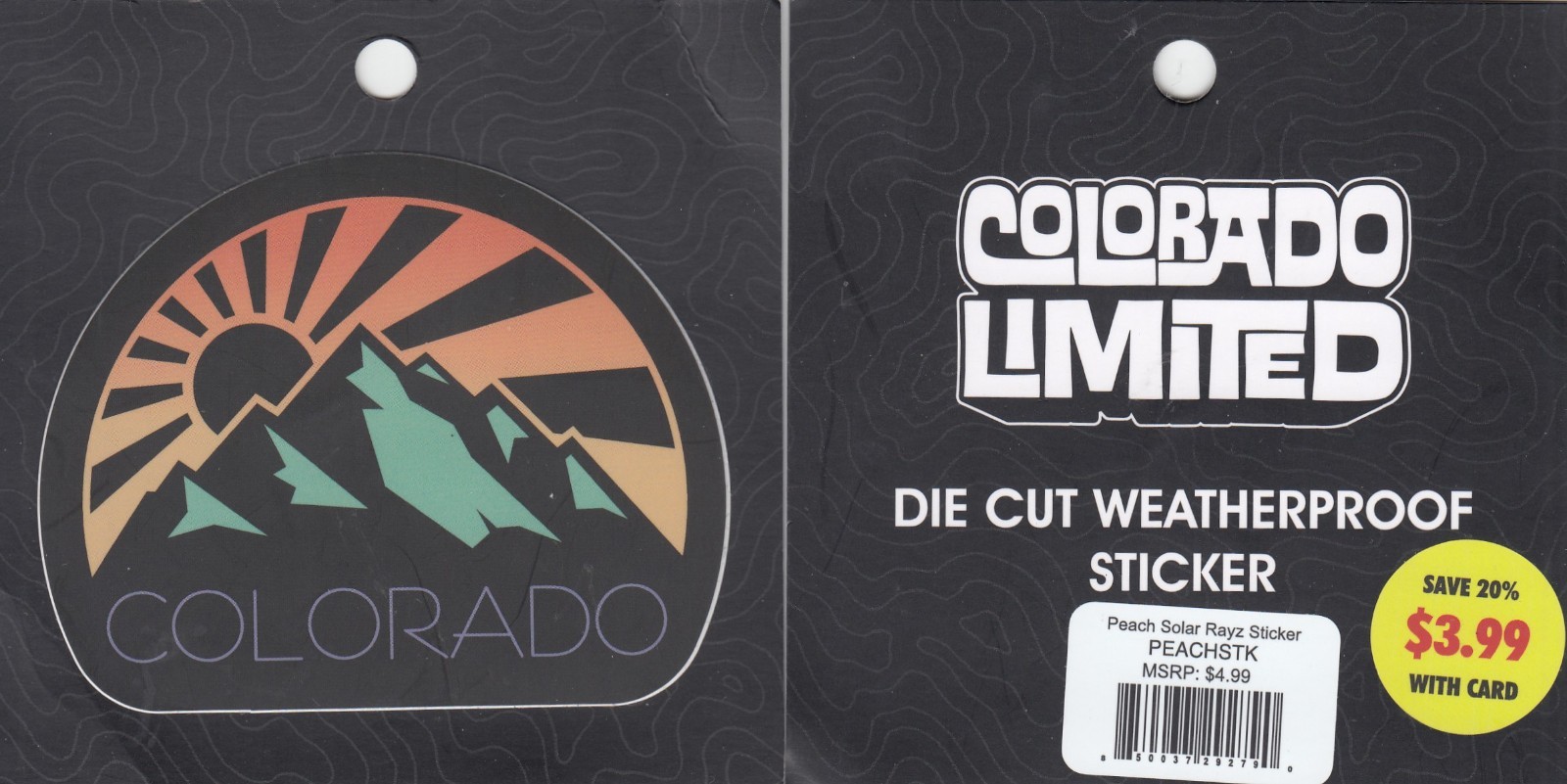 New Colorado Limited Weatherproof Sticker Decal – Solar Rayz Sun Mountains