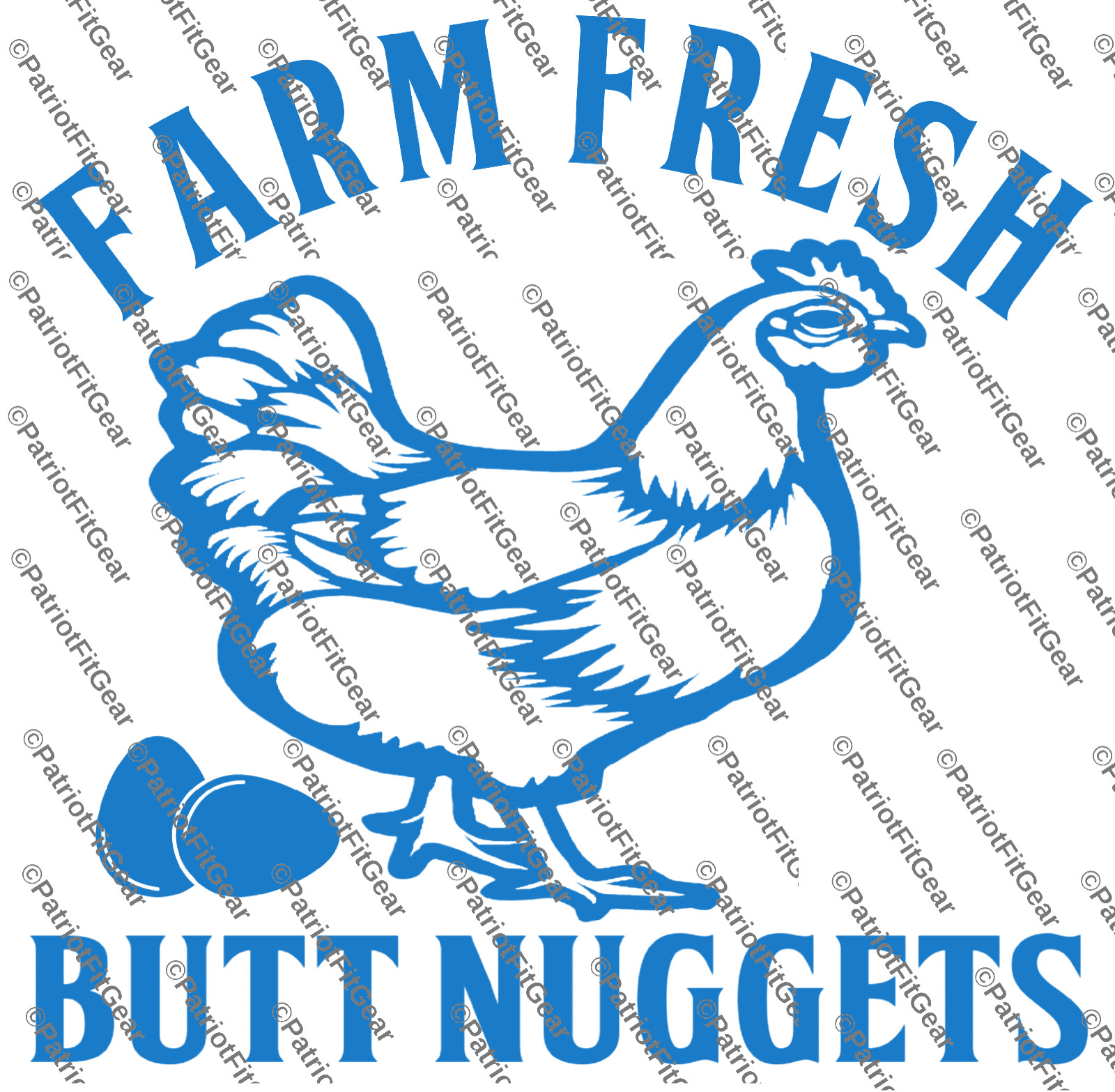 Chickens, Farm Fresh Butt Nuggets, Poultry Farm,Hen,Pullet,Cockerel,Vinyl Decal