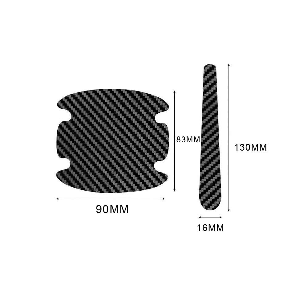 8PCS Car Door Handle Bowl Protector Cover Anti Scratch Sticker Accessories Trims