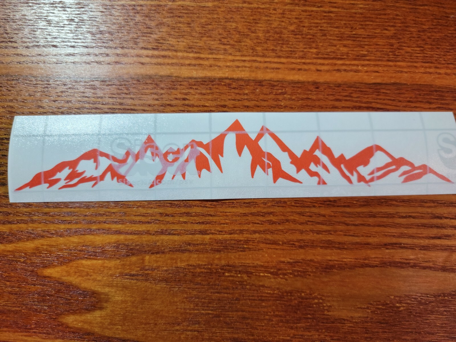MOUNTAIN RANGE LANDSCAPE SCENE Vinyl Decal -Sticker for Car Truck