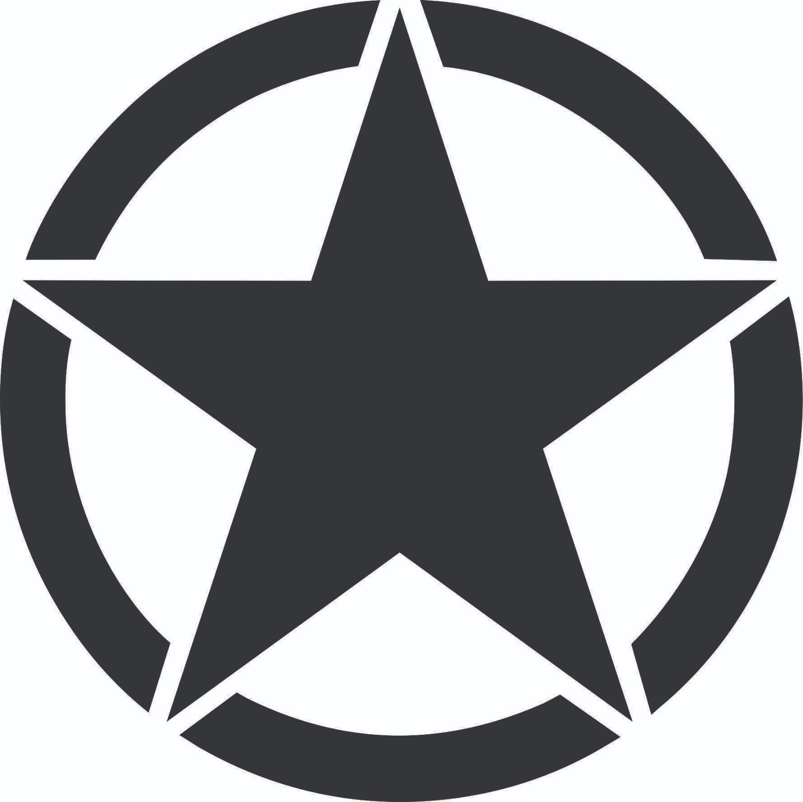 Star Vinyl Decal Hood Graphic 27″ X 27″