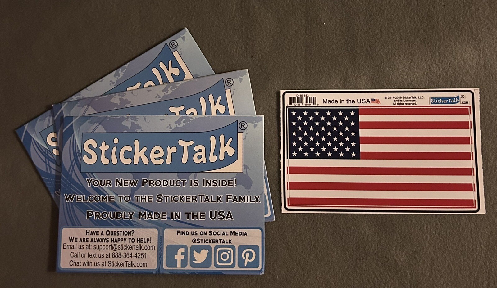 American Flag Vinyl Sticker