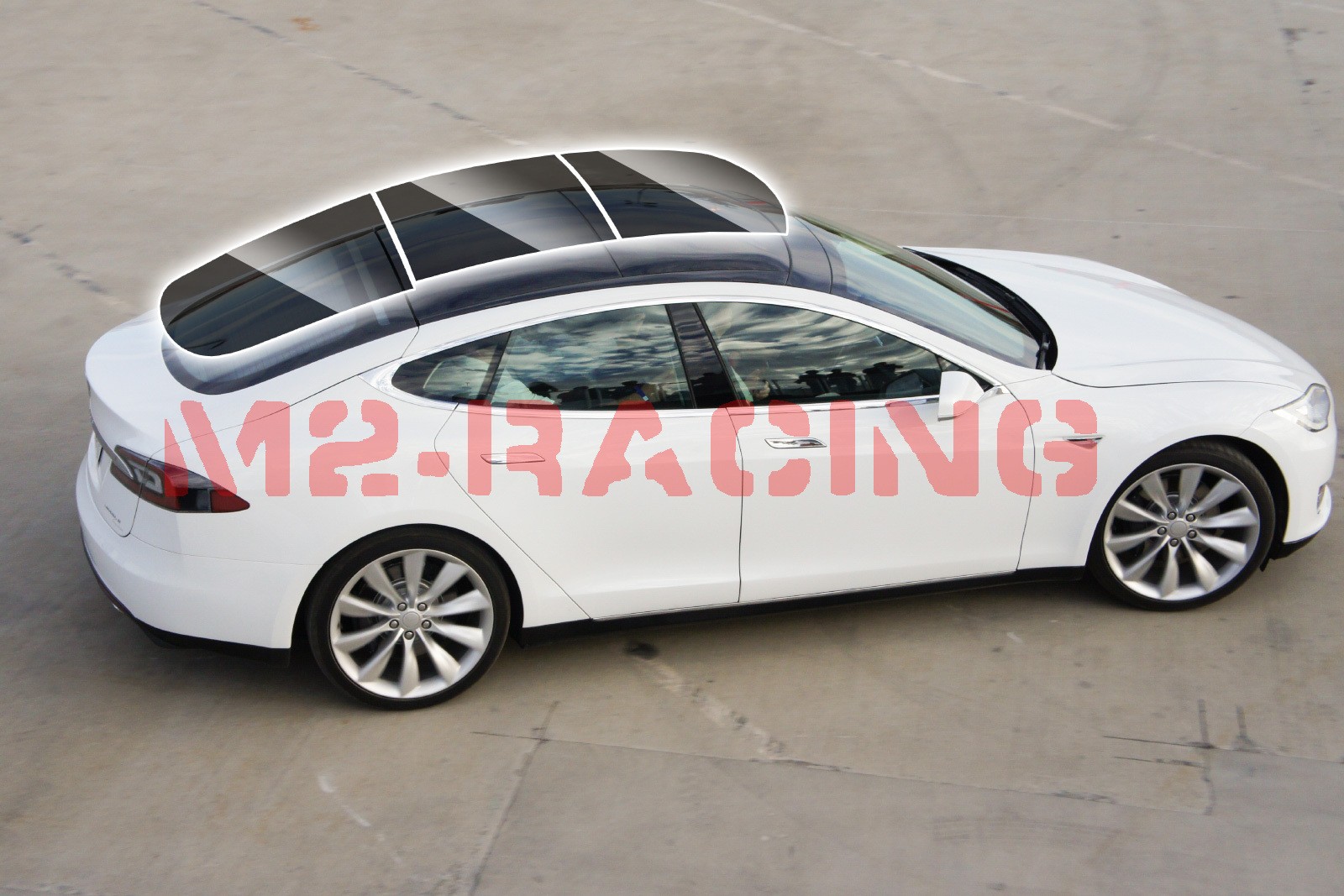 TPU Essmo Security Black Smoke Glass Sunroof VLT70% UV99% Windshield Sunshade