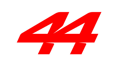 Lewis Hamilton 2026 “44” Font Ferrari Red Formula 1 F1 Car Decal Stickers