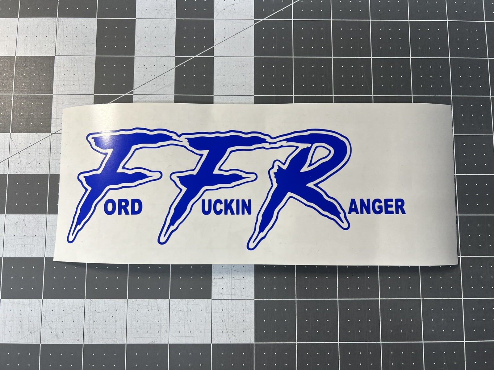 Ford fuckin ranger decal. funny car truck tool box