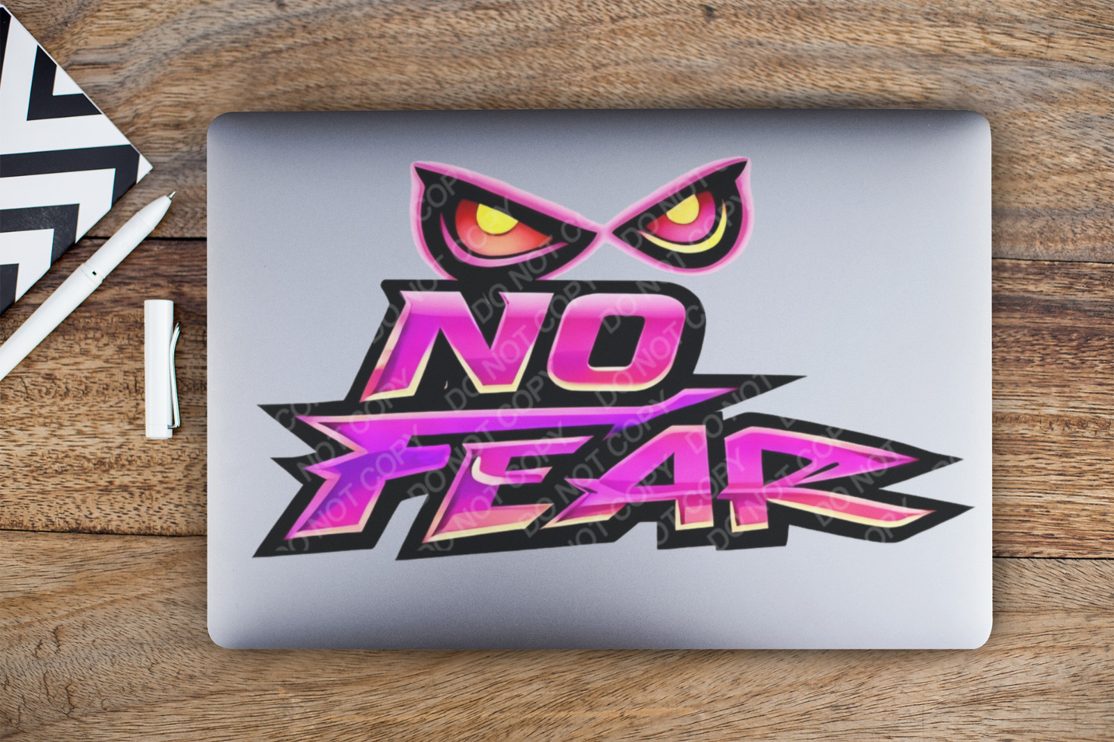 No Fear Motocross Vinyl Decal Graphic Dirt Bike Supercross Weatherproof Sticker