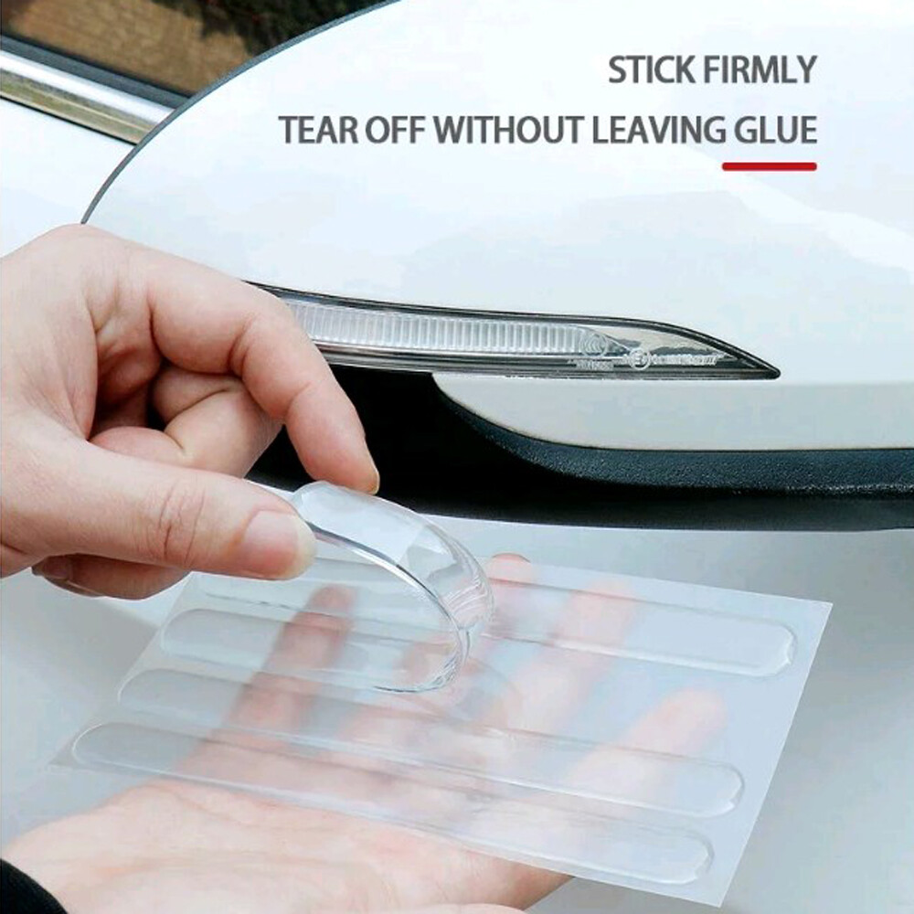 8PCS Car Door Handle Bowl Stickers Anti Scratch Protector Film Cover Accessories