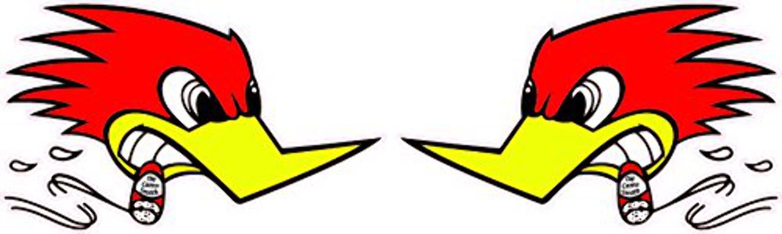 Hot Rod Bird Old School Right & Left Decal