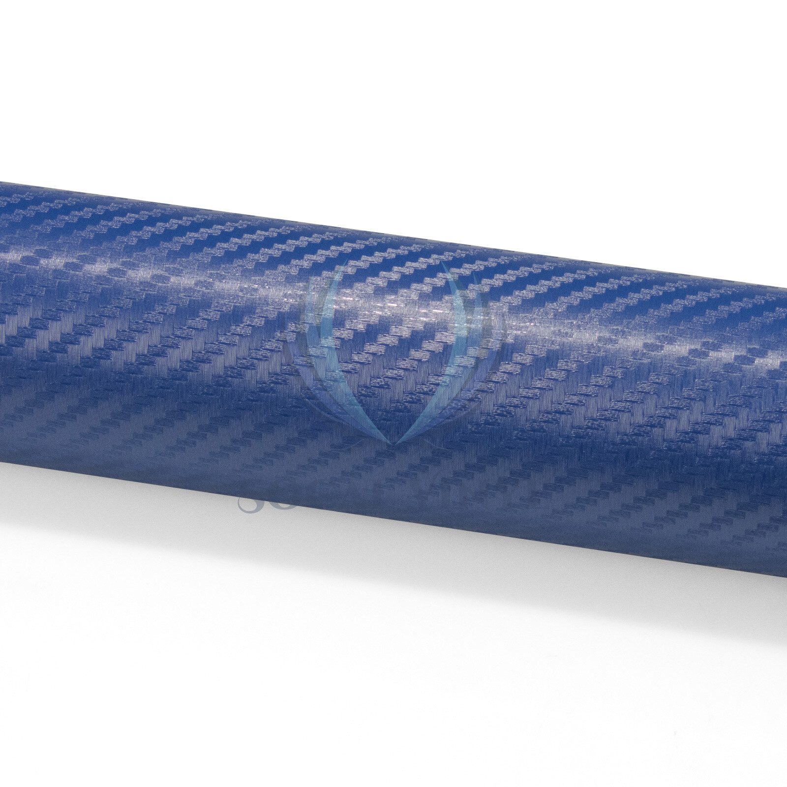 3D Carbon Fiber Navy Blue Matte Texture Vinyl Car Wrap Sticker Decal Film Sheet