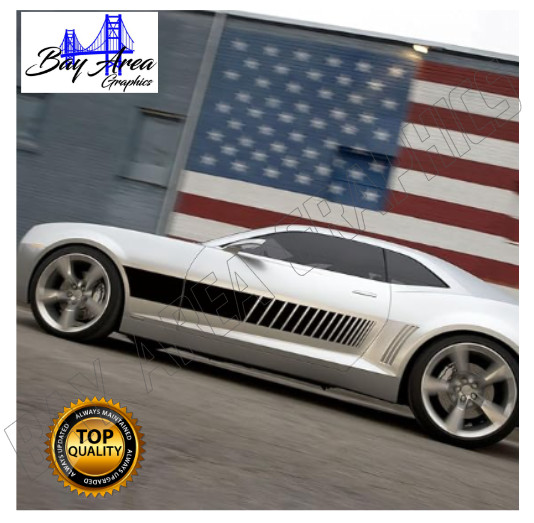 Chevrolet Camaro Side Stripes X2 DECAL VINYL EXTERIOR WATERPROOF FITS 2009*2023