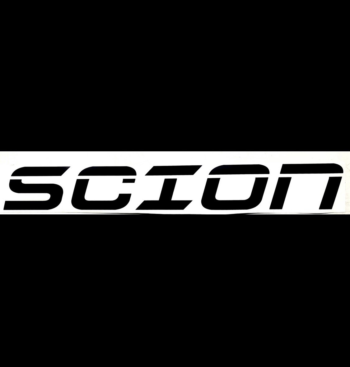 Scion Decal Matte Black 3×23