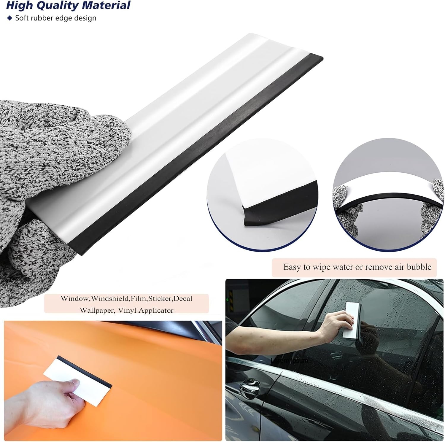 Complete Window Tinting Tools – 7-Piece Kit for Effortless Car Vinyl Application
