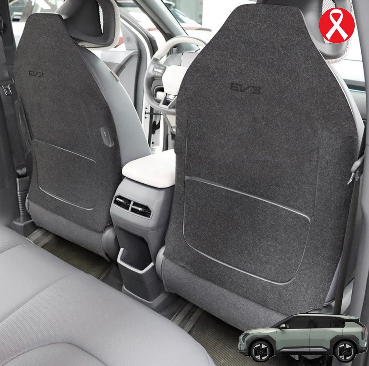 KIA EV3 Seat Back Protect Felt Cover – 2 pcs