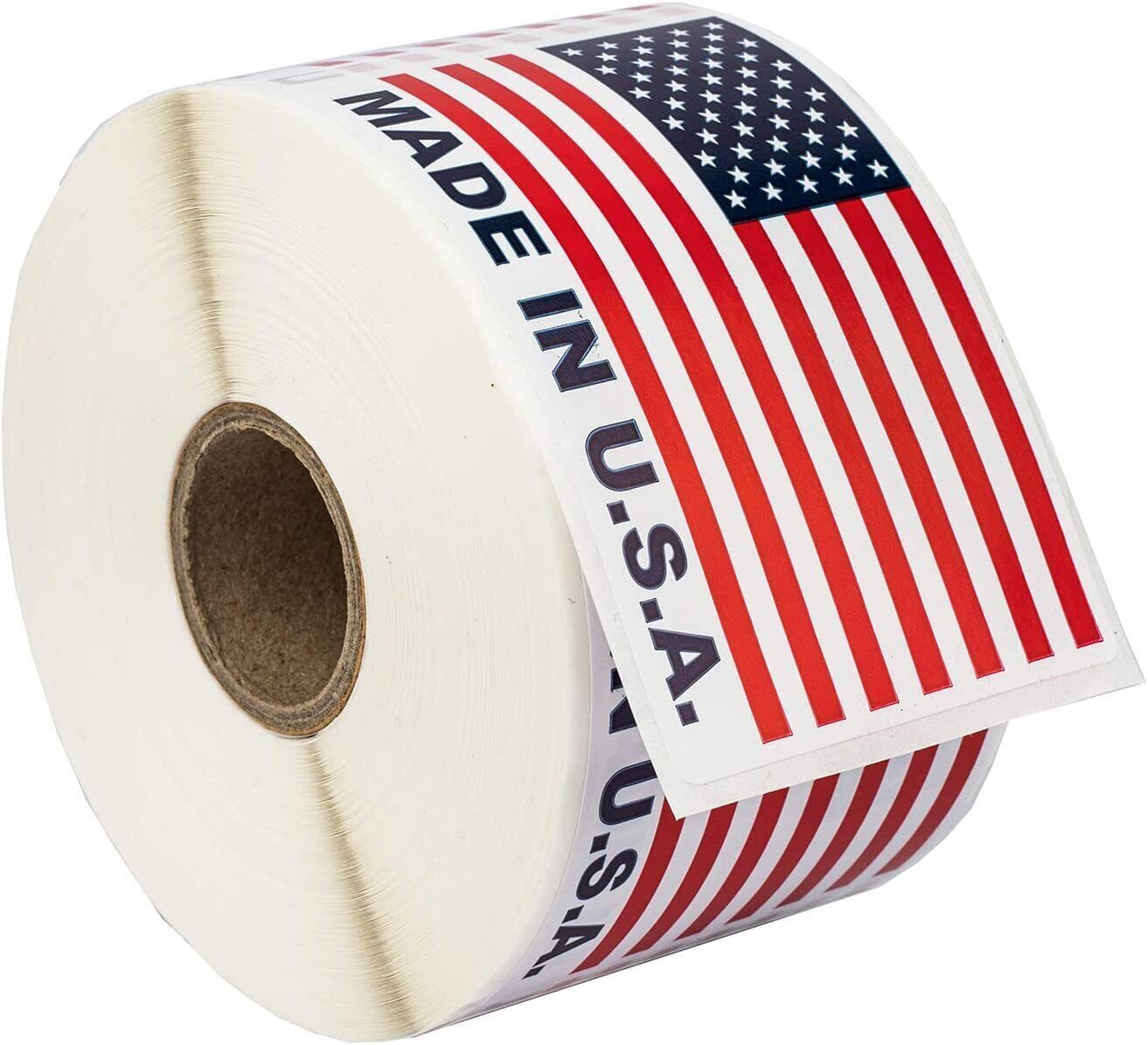 Premium American Flag USA Sticker Made in USA Proudly Made In USA New StocK