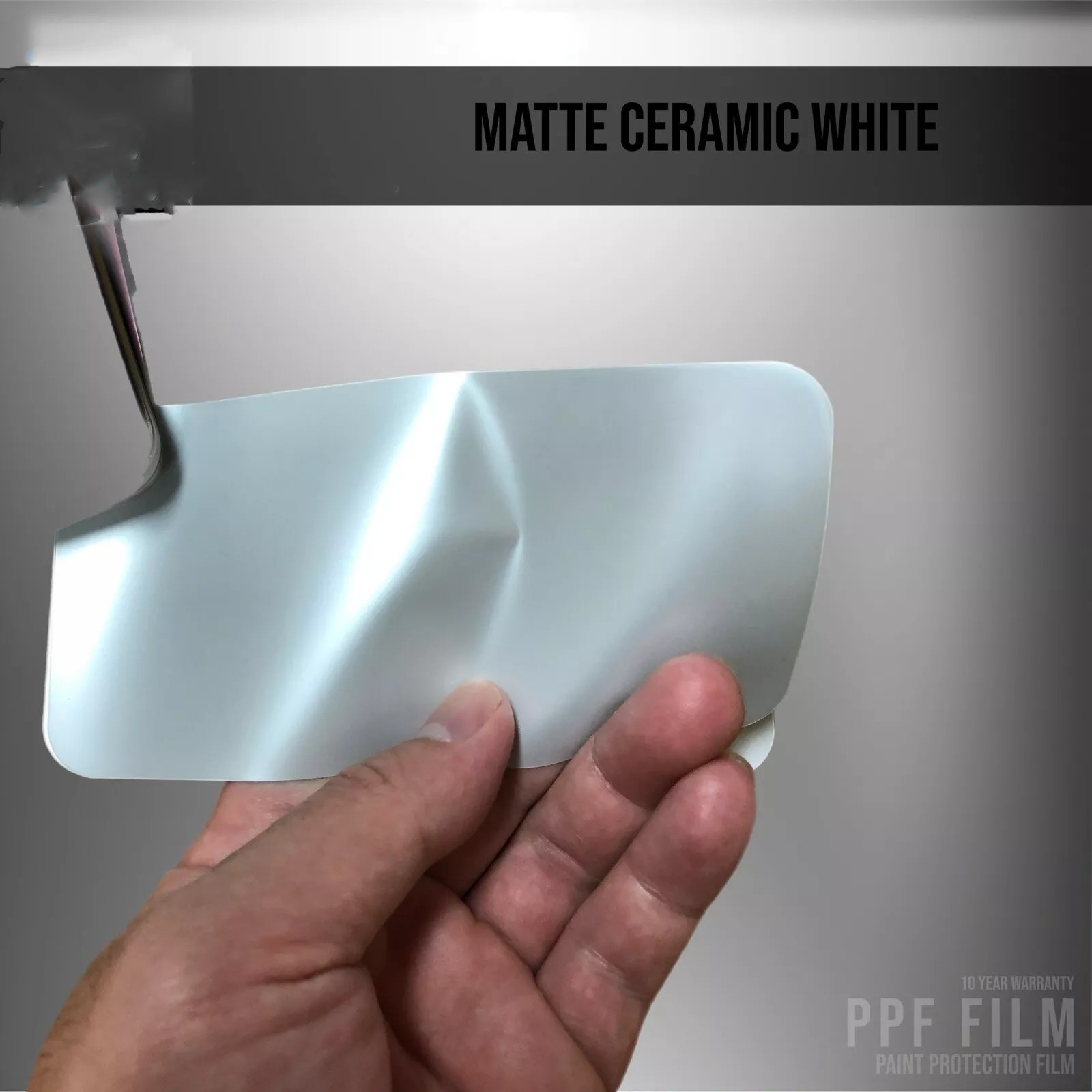 Cybertruck DIY PPF Paint Protection Film Wrap Color Change Matte Ceramic White