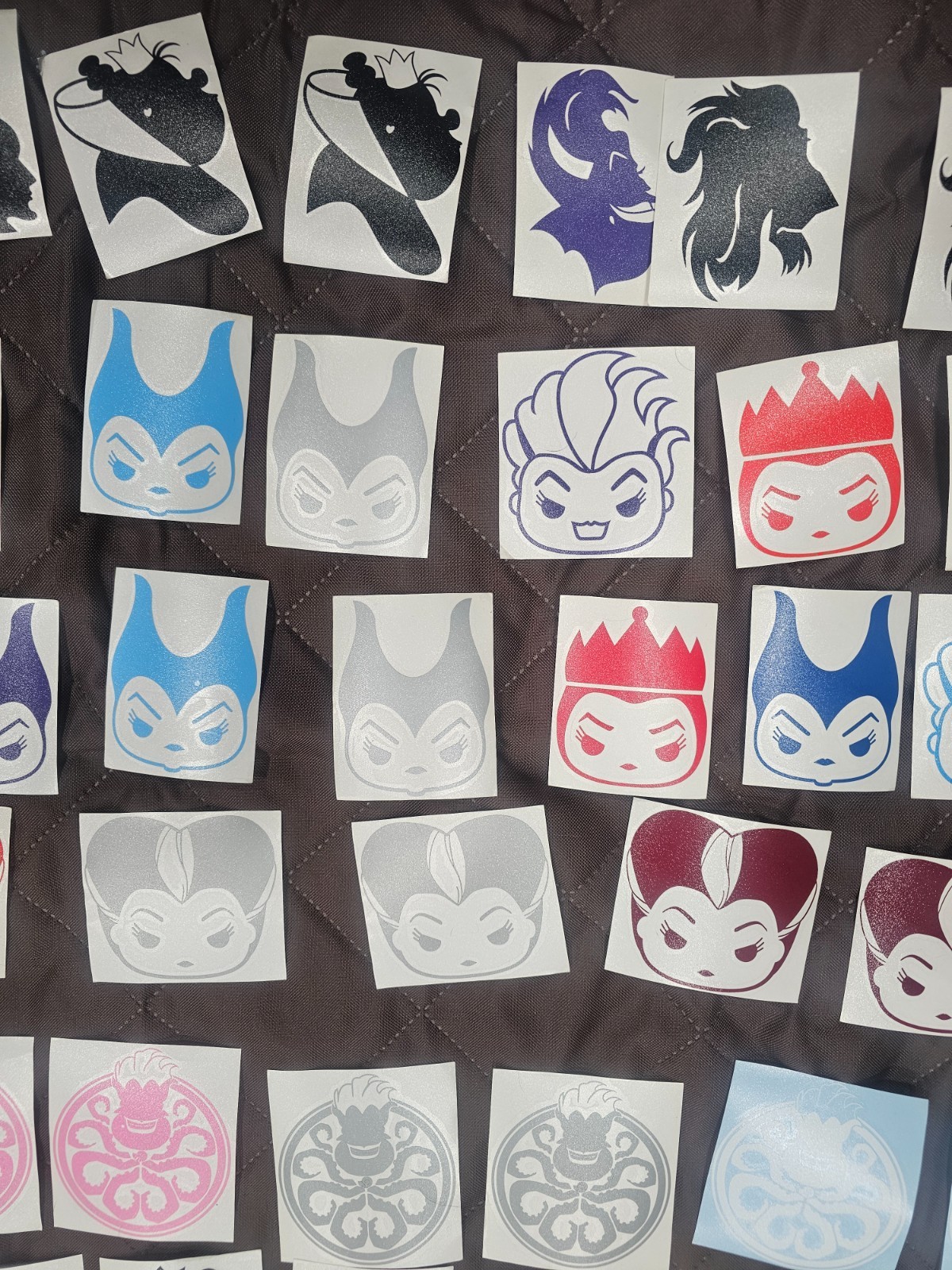 Disney a Lot of 227 disney villains window decal stickers car disney