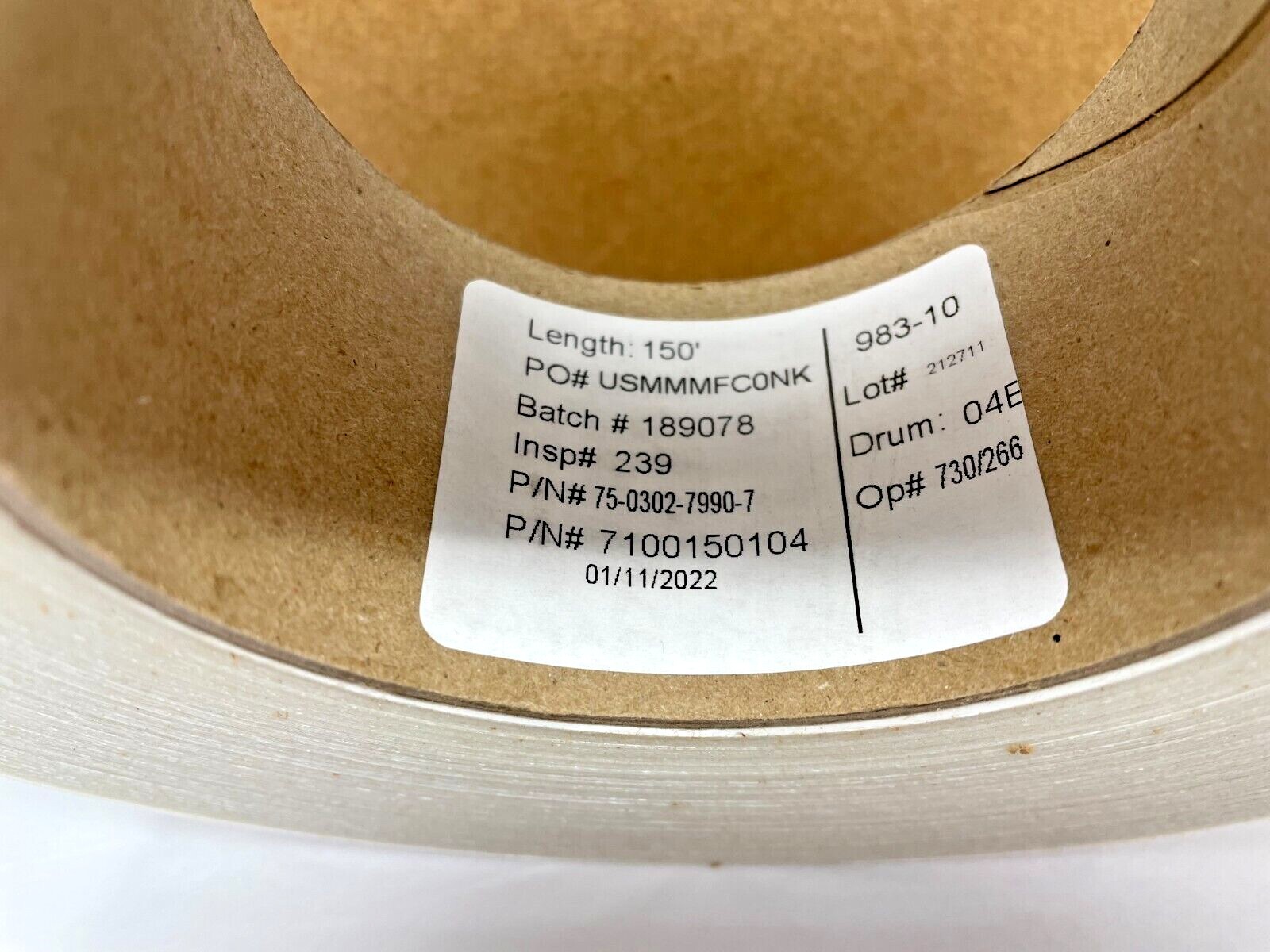 3M 67537 Diamond Grade Conspicuity Marking Roll Pre-Cut 12″ 983-10 (2″ x 150′)