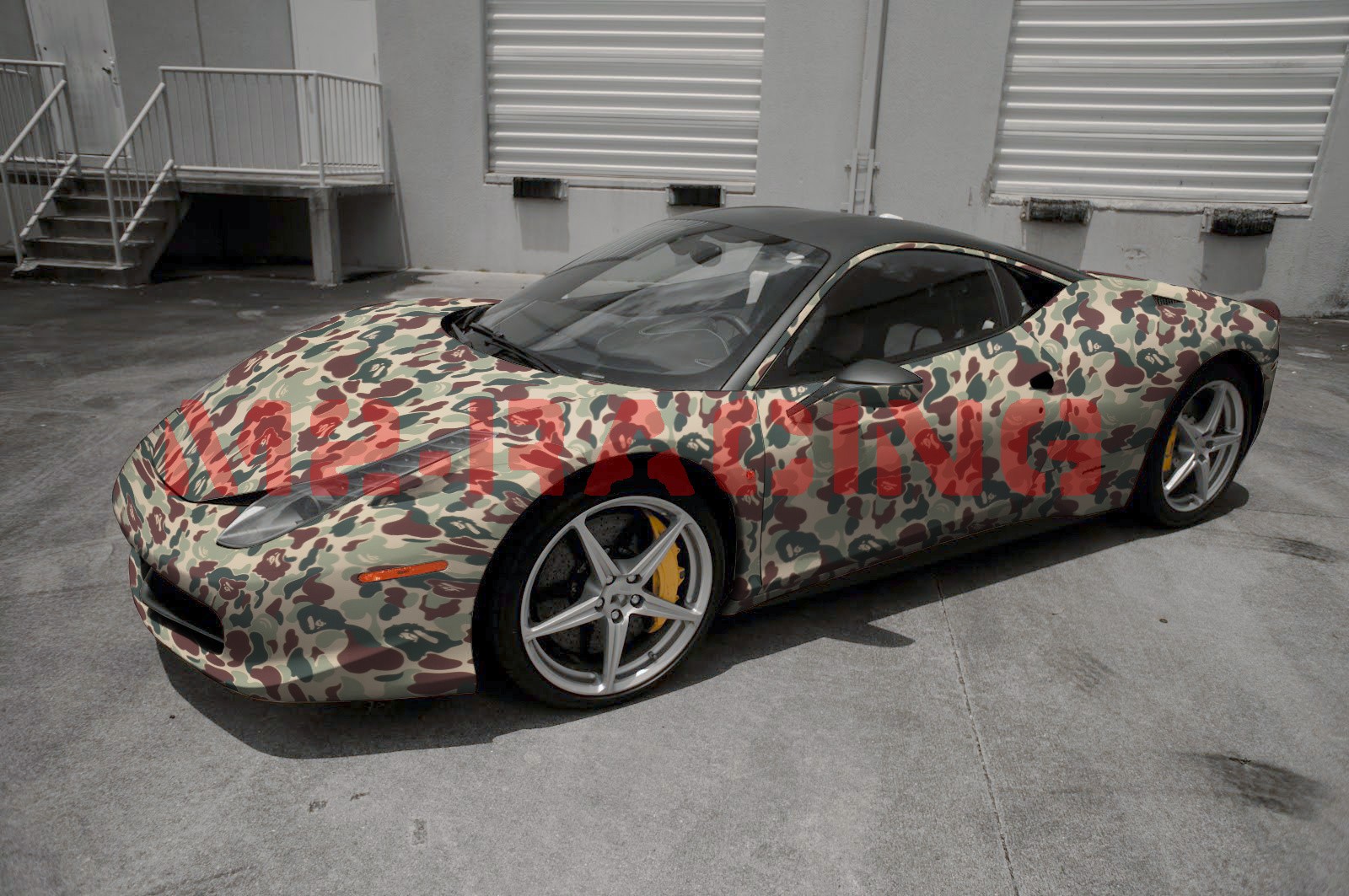 Premium Camouflage Camo Ape Green Car Vinyl Wrap Sticker Decal Sheet Film DIY