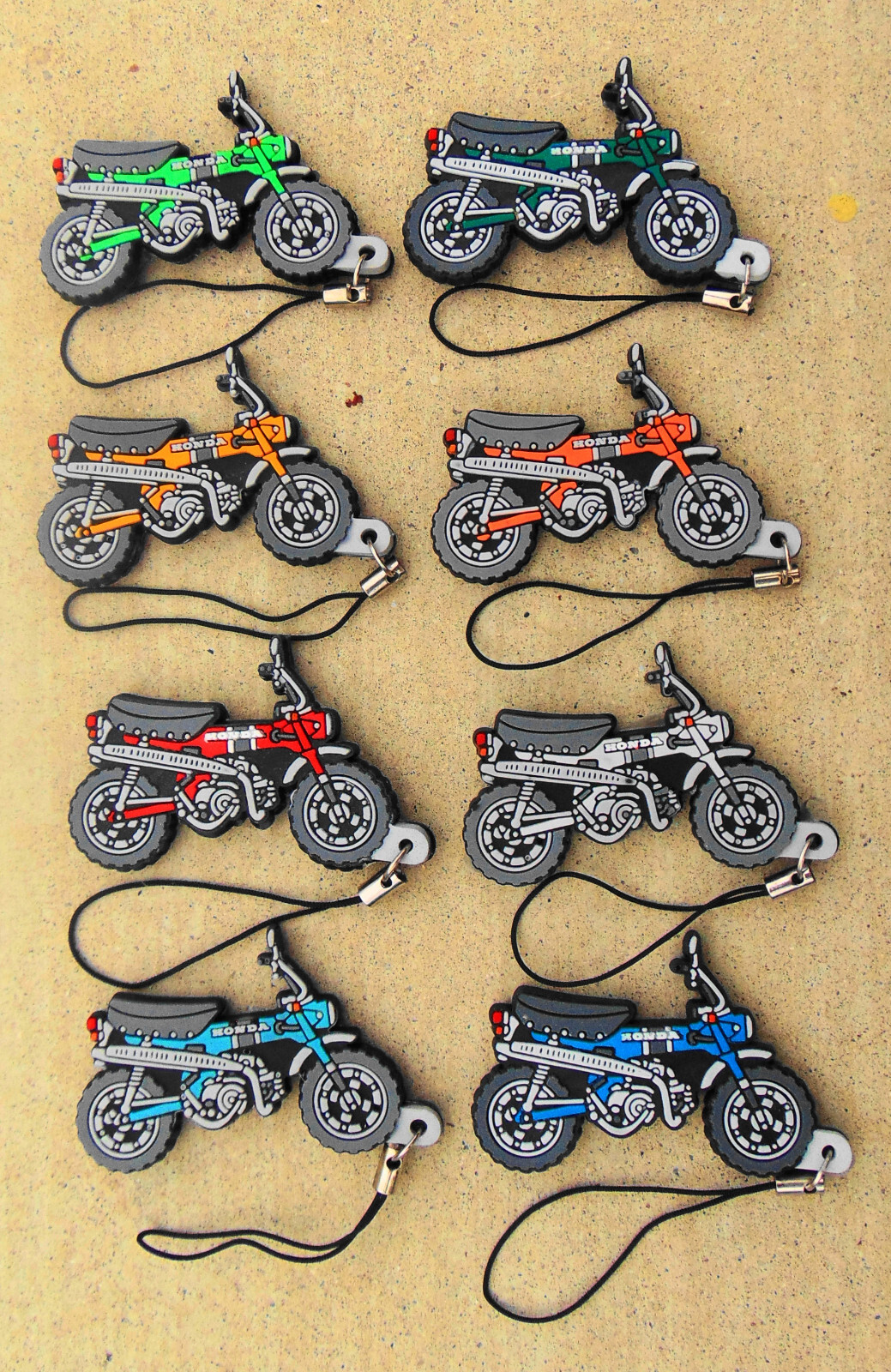 Honda CT70 Trail 70 Key Chain/Fob in Similar Factory Type Colors FREE Shipping