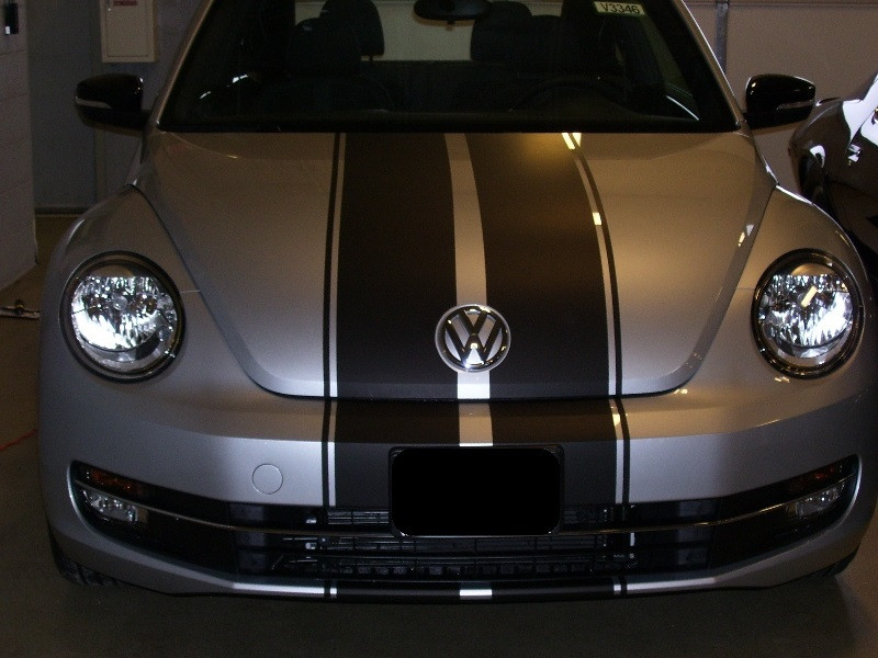 10″ Twin Rally Stripe Stripes FIT Beetle 12 2013 14 15 2016 17 19 Volkswagen Bug