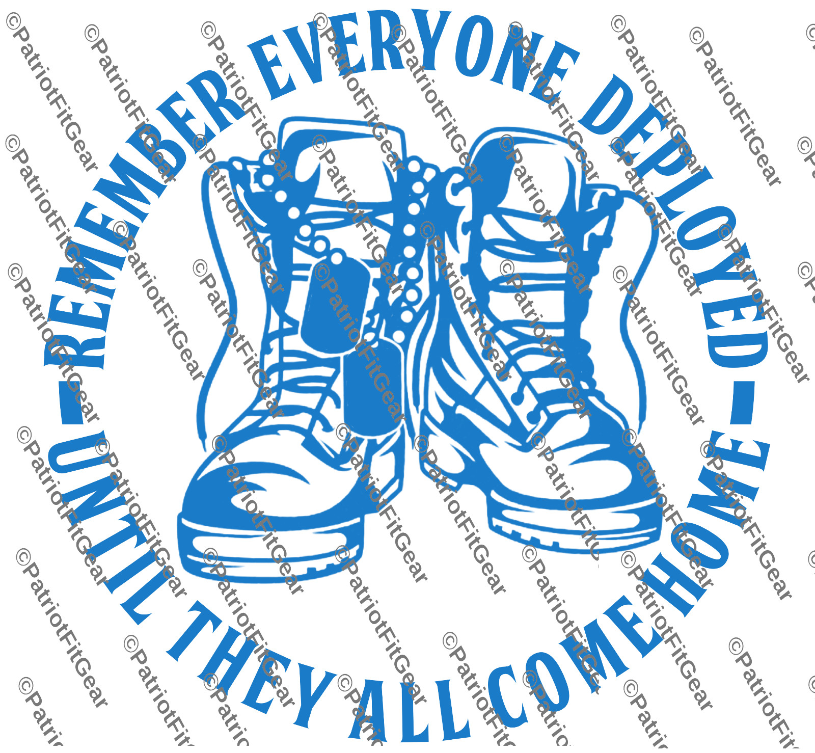 Remember Everyone Deployed,RED,Support Our Troops,,Military,Custom Vinyl Decal