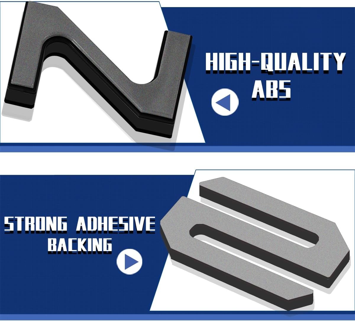 Tailgate Insert Letters Compatible for 2022 2023 2024 Black Edge Gray Faced