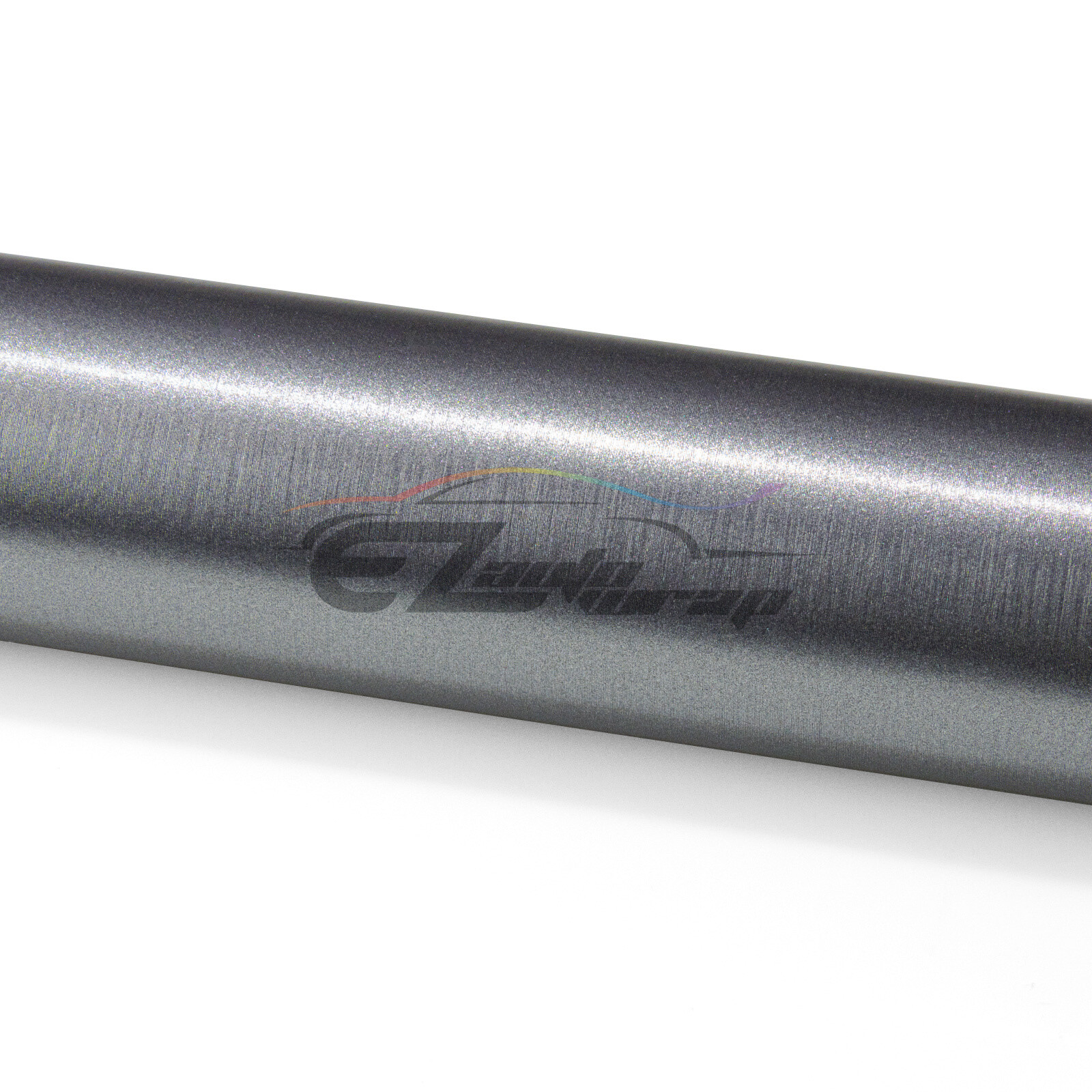 Brushed Aluminum Charcoal Gray Steel Vinyl Wrap Sticker Film Decal Sheet DIY