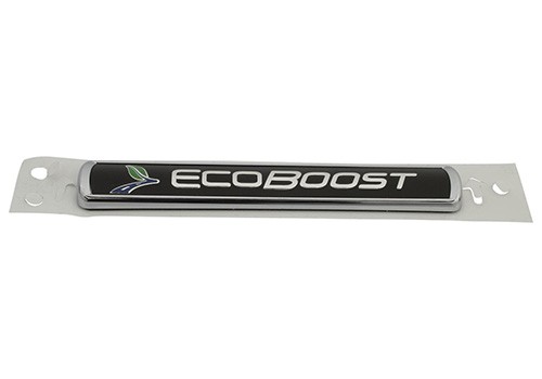 Ford EcoBoost Black and Silver Emblems/Badges (Set of 2)