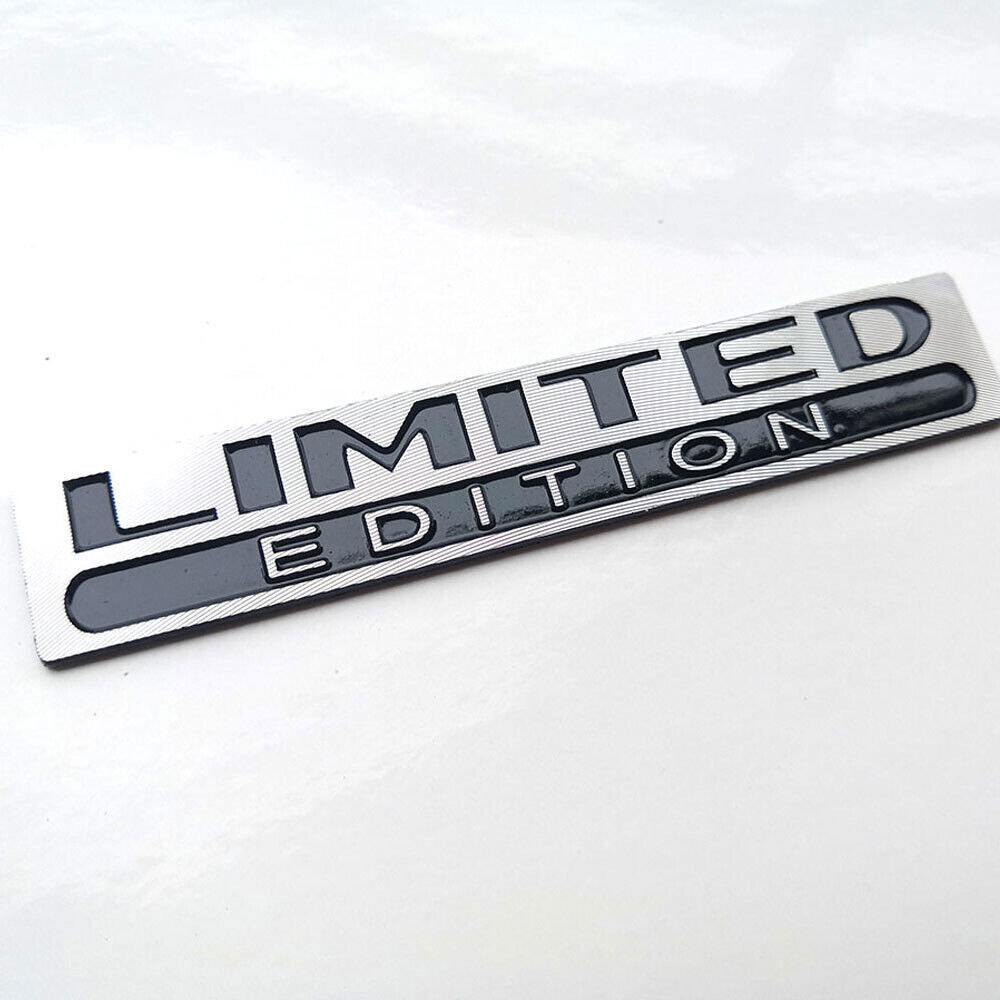 3D Limited Edition Logo Car Chrome Emblem Badge Metal Decal Sticker Accessories
