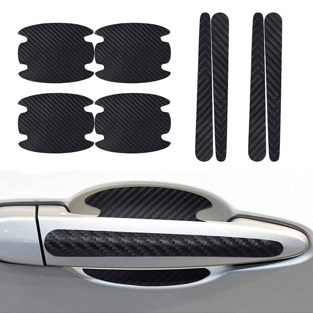 8PCS Car Door Handle Bowl Protector Cover Anti Scratch Sticker Accessories Trims