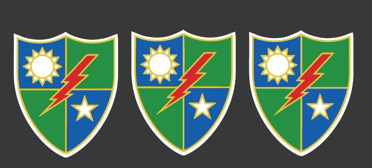 Army Ranger 75th Regiment Vinyl Decal Car Truck Cell Phone Laptop Sticker