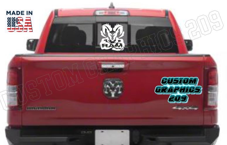 MUSCLE TRUCK WINDOW DECAL TRUCK-ORACAL 651 WATERPROOF MADE IN USA
