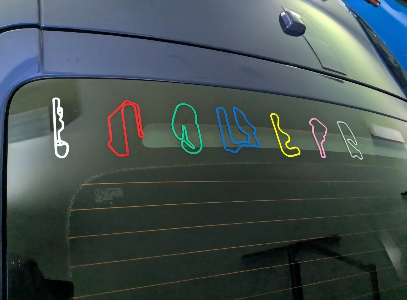 North Carolina Center For Automotive Research Decal Sticker Outline Vinyl Race