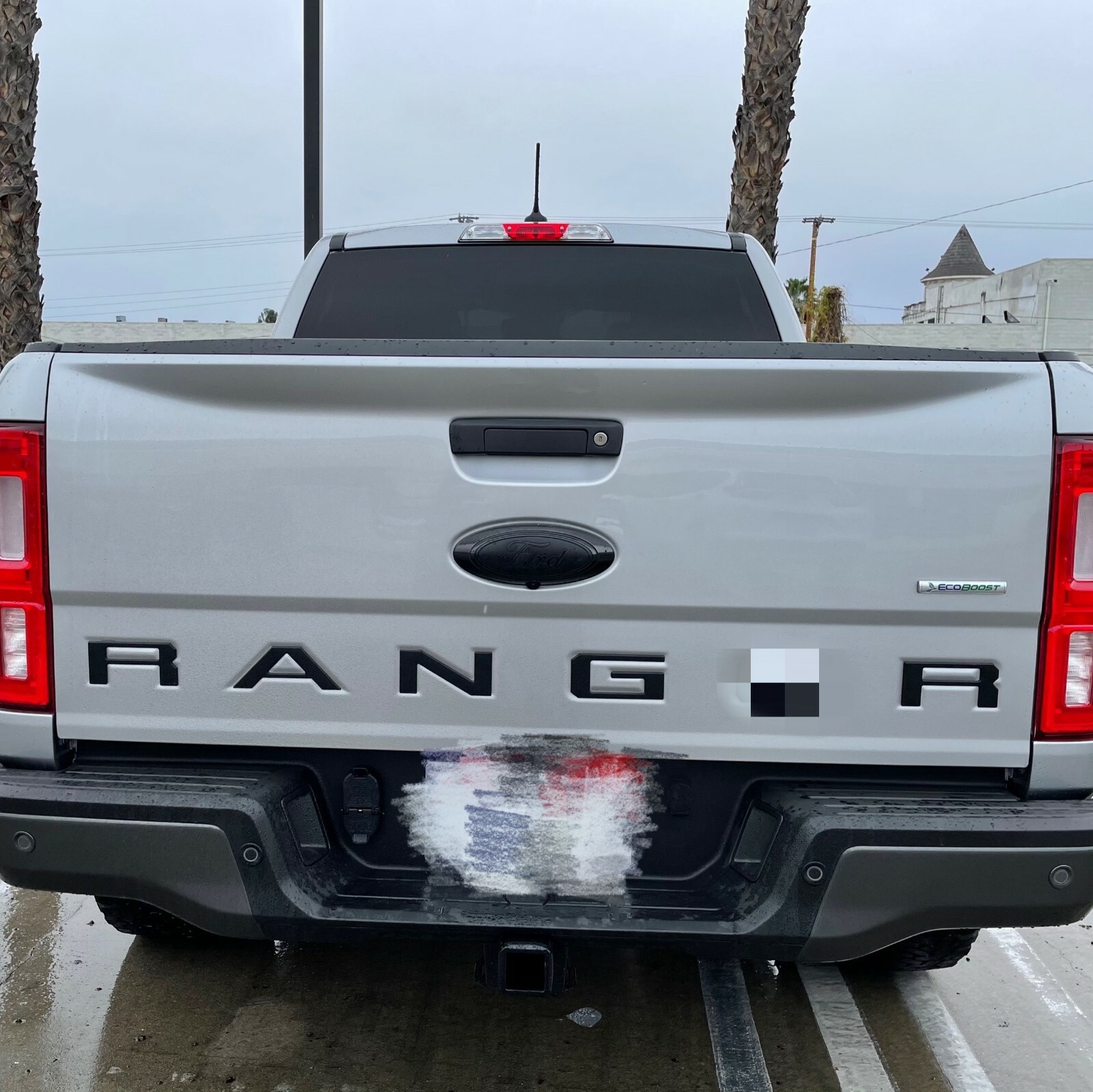 Tailgate Letters For 2019 – 2023 Ranger Matte Black Raised Inserts Decals