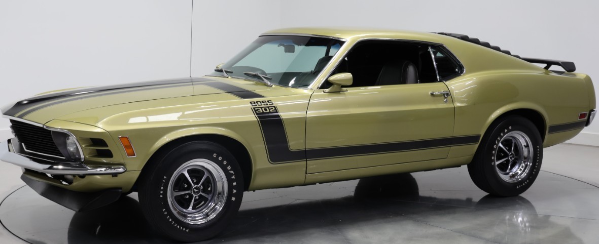 Ford Mustang Side Stripes Graphics Boss 302 Decals Accent 1970